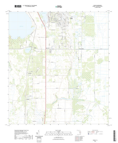 United States Geological Survey Childs, FL (2021, 24000-Scale) digital map