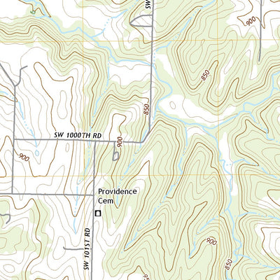 United States Geological Survey Chilhowee, MO (2021, 24000-Scale) digital map