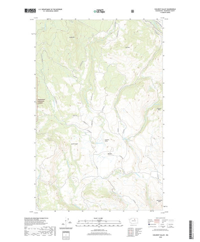 United States Geological Survey Chiliwist Valley, WA (2020, 24000-Scale) digital map