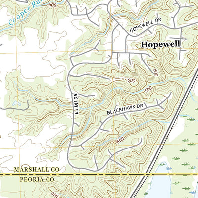 United States Geological Survey Chillicothe, IL (2021, 24000-Scale) digital map