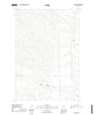 United States Geological Survey Chimney Creek, MT (2020, 24000-Scale) digital map
