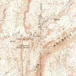 United States Geological Survey Chimney Rock, NM-CO (1934, 62500-Scale) digital map