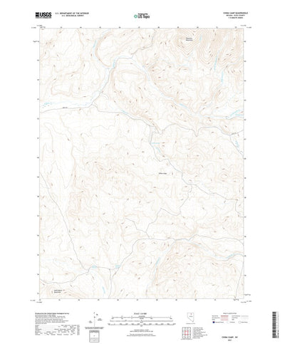 United States Geological Survey China Camp, NV (2021, 24000-Scale) digital map