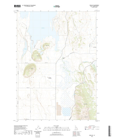 United States Geological Survey China Hat, ID (2020, 24000-Scale) digital map
