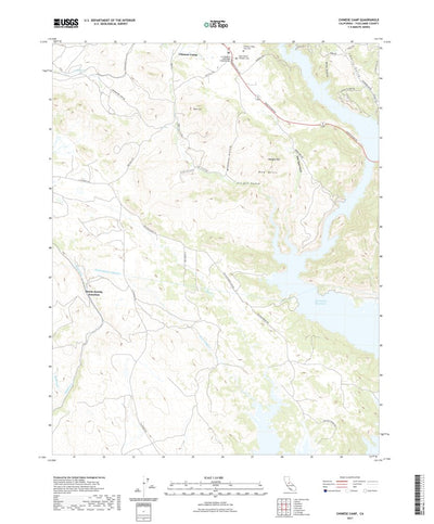 United States Geological Survey Chinese Camp, CA (2021, 24000-Scale) digital map