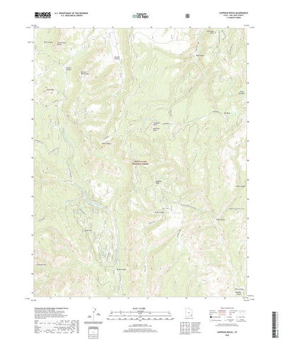 United States Geological Survey Chippean Rocks, UT (2020, 24000-Scale) digital map