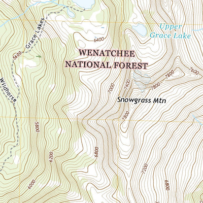 United States Geological Survey Chiwaukum Mountains, WA (2020, 24000-Scale) digital map