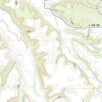 United States Geological Survey Chloeta, OK (2022, 24000-Scale) digital map