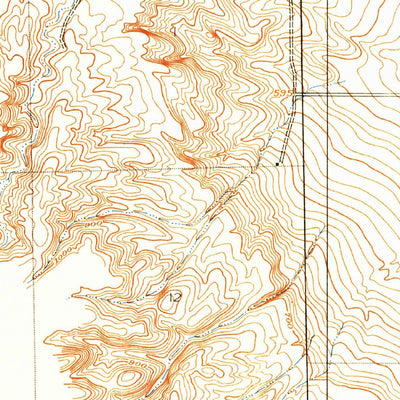United States Geological Survey Chounet Ranch, CA (1923, 31680-Scale) digital map
