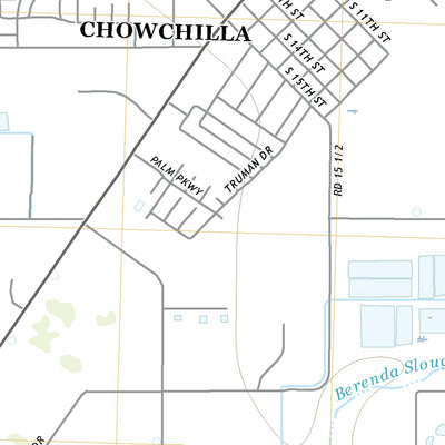 United States Geological Survey Chowchilla, CA (2021, 24000-Scale) digital map
