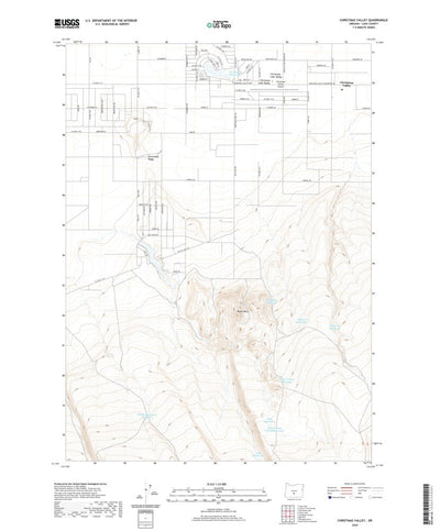 United States Geological Survey Christmas Valley, OR (2020, 24000-Scale) digital map