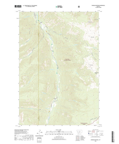 United States Geological Survey Chrome Mountain, MT (2020, 24000-Scale) digital map
