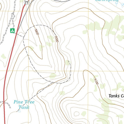 United States Geological Survey Chrysotile, AZ (2021, 24000-Scale) digital map