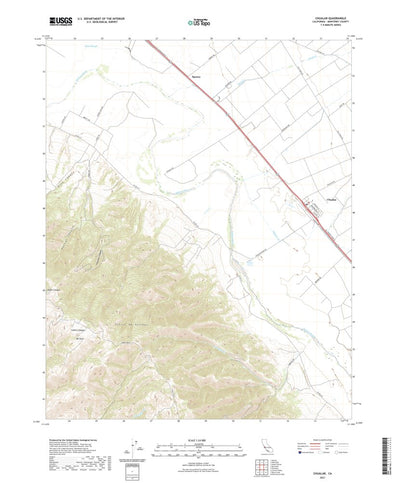 United States Geological Survey Chualar, CA (2021, 24000-Scale) digital map