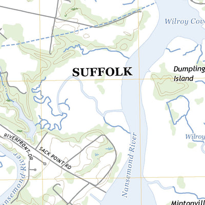 United States Geological Survey Chuckatuck, VA (2022, 24000-Scale) digital map