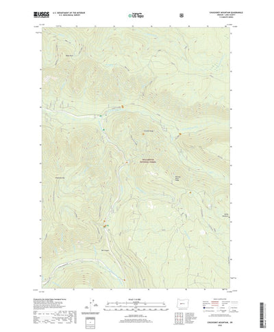 United States Geological Survey Chucksney Mountain, OR (2020, 24000-Scale) digital map