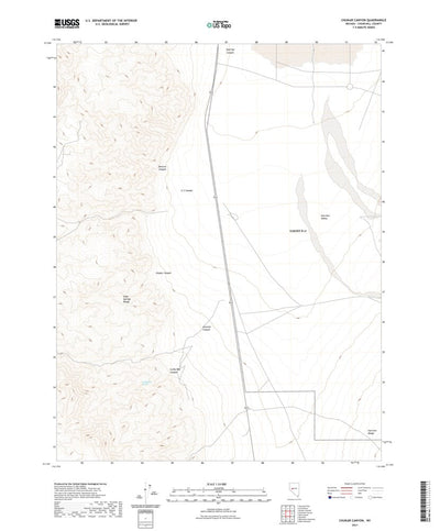 United States Geological Survey Chukar Canyon, NV (2021, 24000-Scale) digital map
