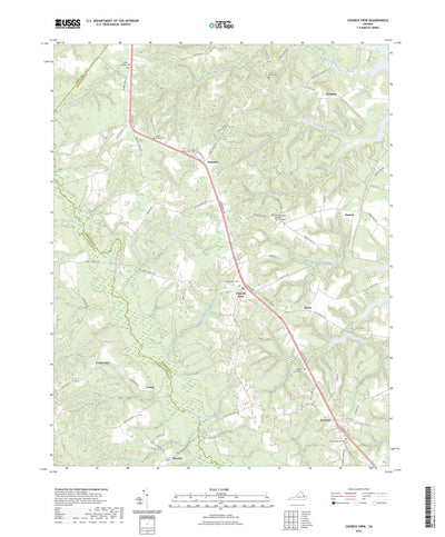 United States Geological Survey Church View, VA (2022, 24000-Scale) digital map
