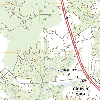 United States Geological Survey Church View, VA (2022, 24000-Scale) digital map