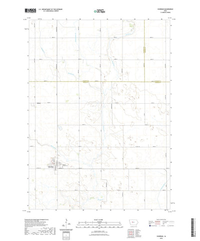 United States Geological Survey Churdan, IA (2022, 24000-Scale) digital map