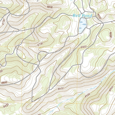 United States Geological Survey Chuska Peak, NM (2020, 24000-Scale) digital map