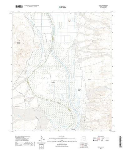 United States Geological Survey Cibola, AZ (2021, 24000-Scale) digital map