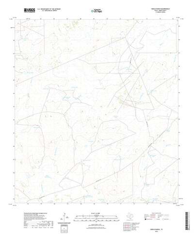 United States Geological Survey Cibolo Ranch, TX (2022, 24000-Scale) digital map