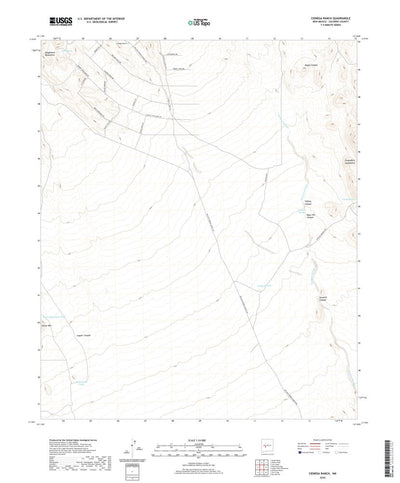 United States Geological Survey Cienega Ranch, NM (2020, 24000-Scale) digital map