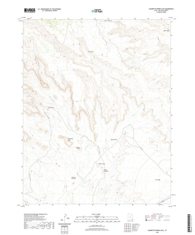 United States Geological Survey Cigarette Spring Cave, UT (2020, 24000-Scale) digital map