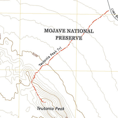 United States Geological Survey Cima Dome, CA (2021, 24000-Scale) digital map