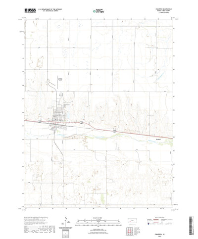 United States Geological Survey Cimarron, KS (2022, 24000-Scale) digital map