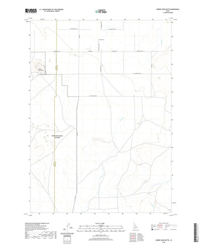 United States Geological Survey Cinder Cone Butte, ID (2020, 24000-Scale) digital map