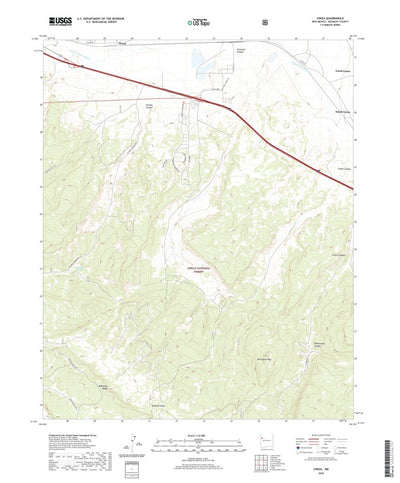 United States Geological Survey Ciniza, NM (2020, 24000-Scale) digital map