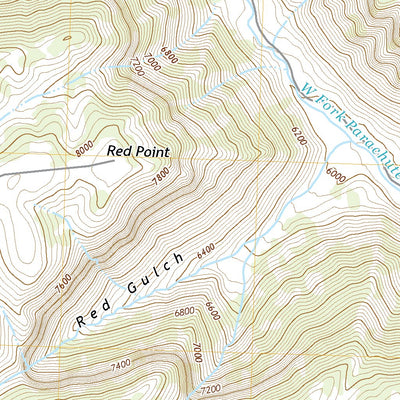 United States Geological Survey Circle Dot Gulch, CO (2022, 24000-Scale) digital map