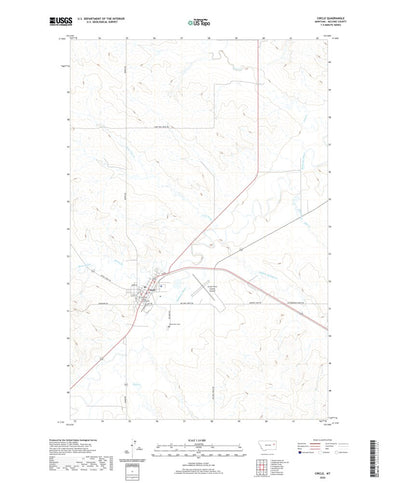 United States Geological Survey Circle, MT (2020, 24000-Scale) digital map