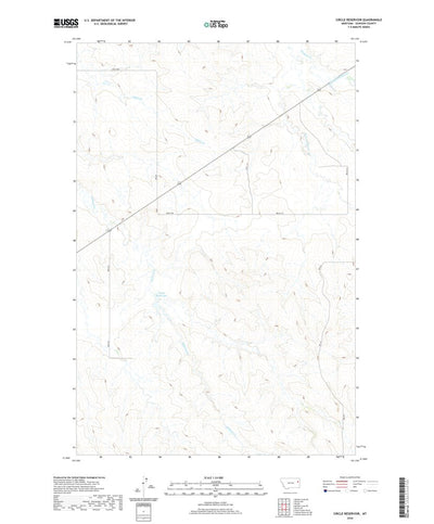 United States Geological Survey Circle Reservoir, MT (2020, 24000-Scale) digital map