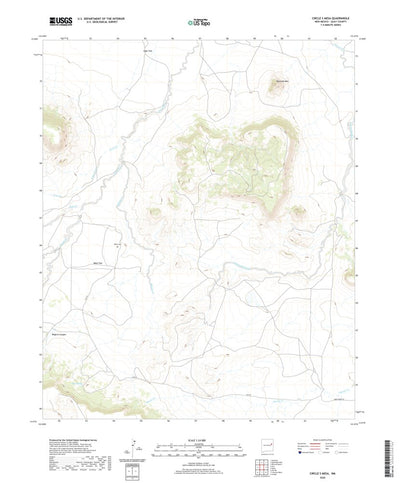 United States Geological Survey Circle S Mesa, NM (2020, 24000-Scale) digital map