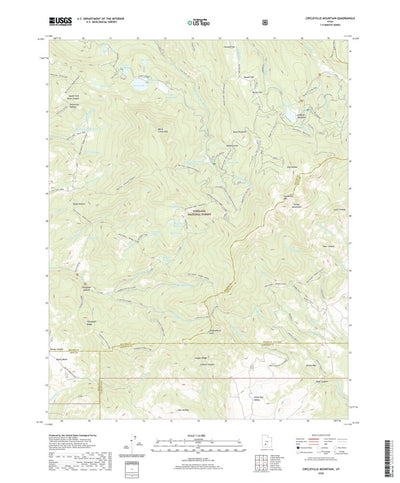 United States Geological Survey Circleville Mountain, UT (2020, 24000-Scale) digital map