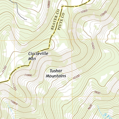 United States Geological Survey Circleville Mountain, UT (2020, 24000-Scale) digital map
