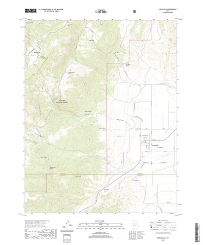 United States Geological Survey Circleville, UT (2020, 24000-Scale) digital map