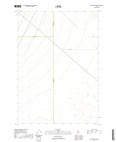 United States Geological Survey Circular Butte NW, ID (2020, 24000-Scale) digital map