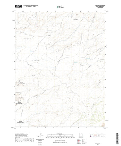 United States Geological Survey Cisco SW, UT (2020, 24000-Scale) digital map