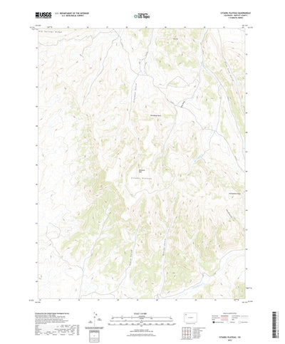 United States Geological Survey Citadel Plateau, CO (2022, 24000-Scale) digital map