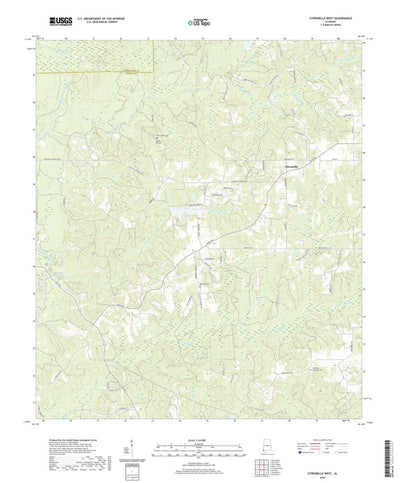 United States Geological Survey Citronelle West, AL (2020, 24000-Scale) digital map