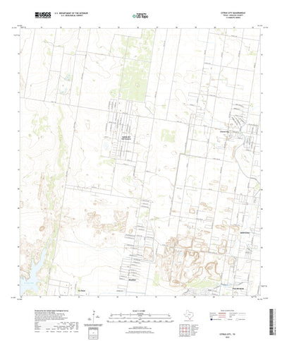 United States Geological Survey Citrus City, TX (2022, 24000-Scale) digital map
