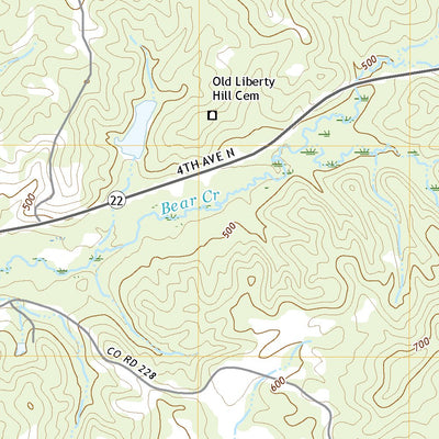 United States Geological Survey Clanton West, AL (2020, 24000-Scale) digital map