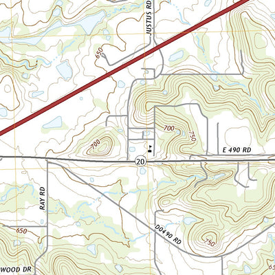 United States Geological Survey Claremore, OK (2022, 24000-Scale) digital map