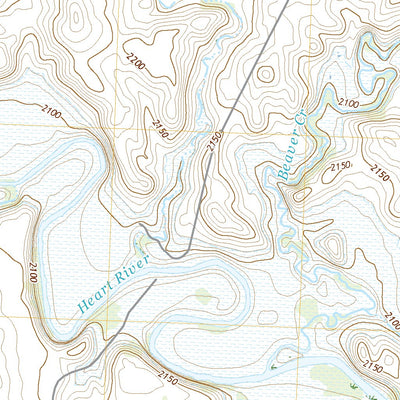 United States Geological Survey Clark Butte NE, ND (2020, 24000-Scale) digital map