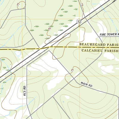United States Geological Survey Clark Hollow, LA (2020, 24000-Scale) digital map