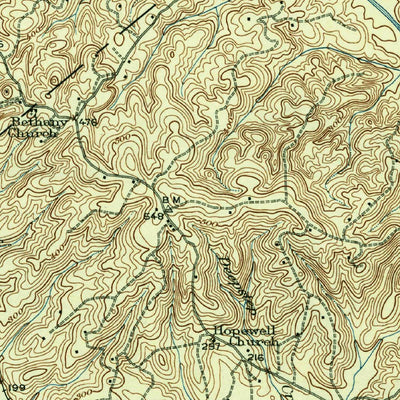 United States Geological Survey Clarks Hill, SC-GA (1942, 62500-Scale) digital map